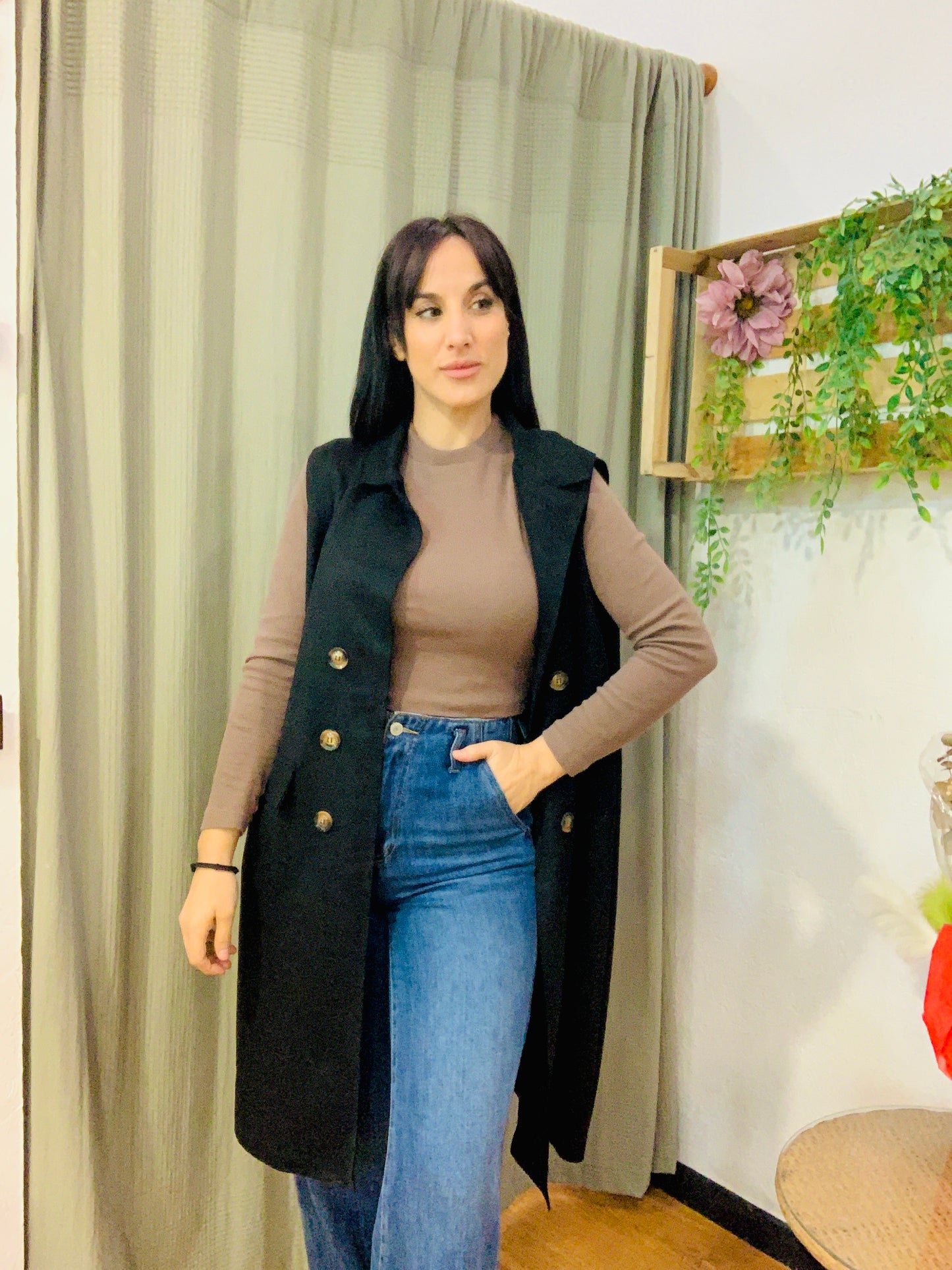 Chaleco antelina basic